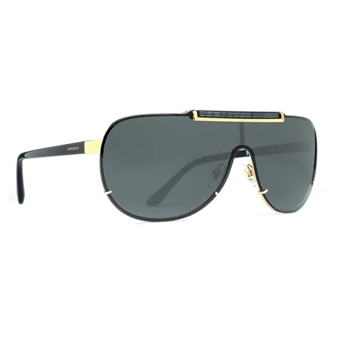 versace suglasses 1002 87 black and gold|Amazon.com: Versace Sunglasses VE 2140 BLACK 1002/87 .